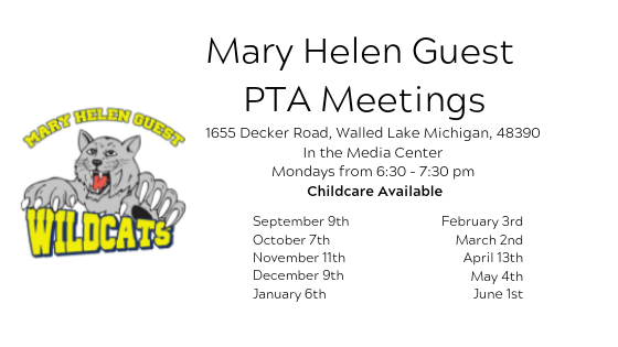 Mary Helen Guest PTA Meetings Mary Helen Guest PTA Meetings